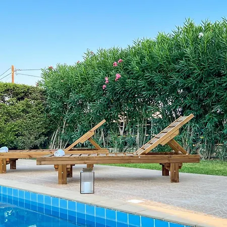 Yellow Butterfly With Private Pool And Sea View Near Lindos - Villa Gennadi