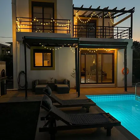 Yellow Butterfly With Private Pool And Sea View Near Lindos -