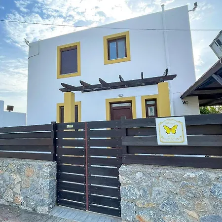 Villa Yellow Butterfly With Private Pool And Sea View Near Lindos - *